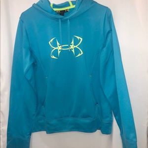 Under Armour sweatshirt/hoodie blue medium